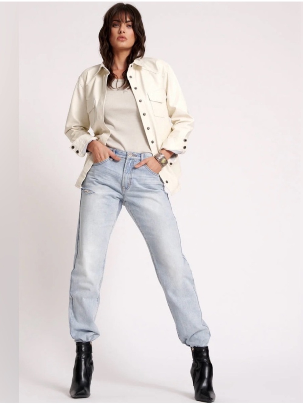 Free People x One Teaspoon Dream 1982 High Waisted Jeans